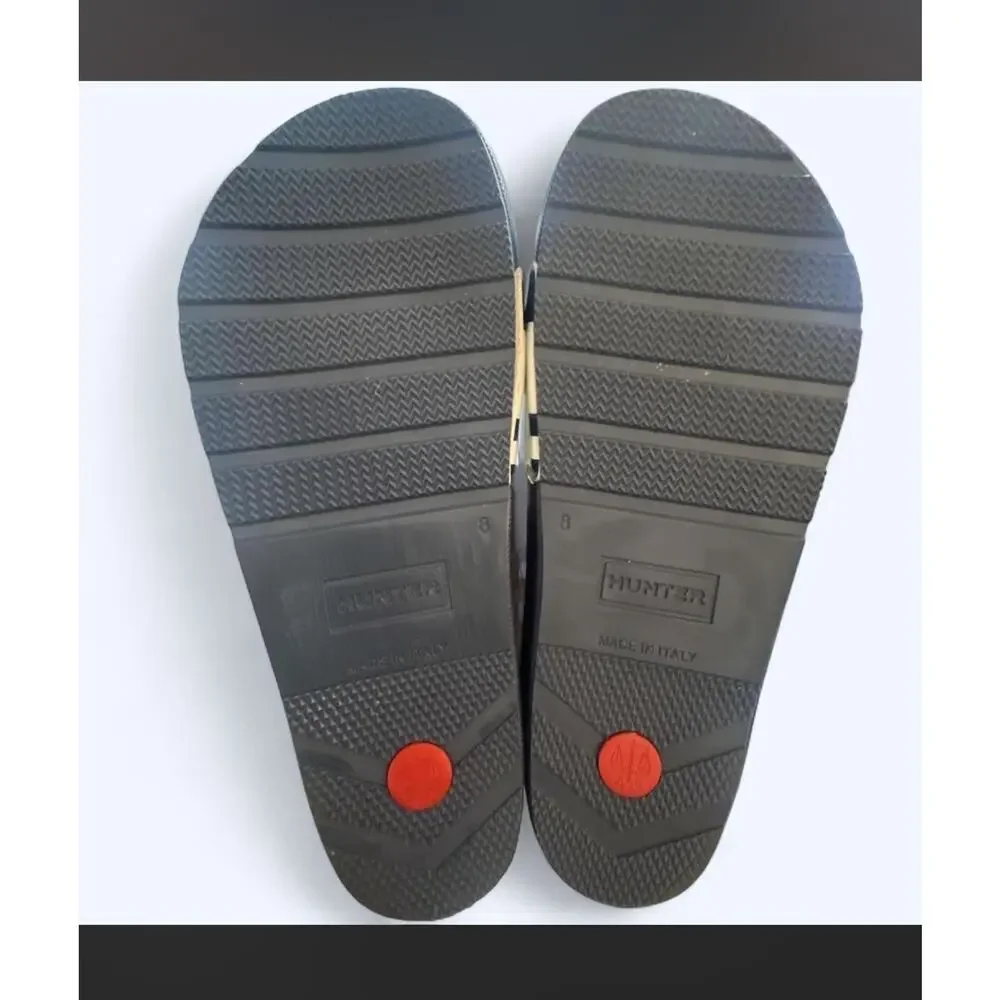 Hunter Slides Men’s Size 8 Fisherman Dark Nautical Grandpacore Made In Italy